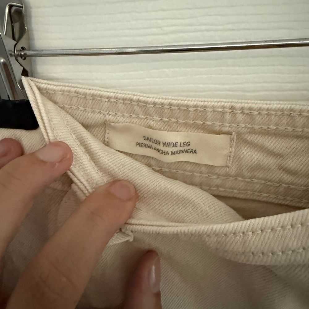 Universal Thread Cream Wide-Leg Pants - Picture 3 of 4